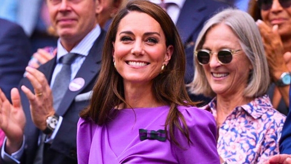 Princess Of Wales Kate Middleton Attends Wimbledon Why Is Everyone Talking About Her Purple Mini Dress