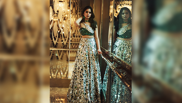 Anant-Radhika Wedding Sabyasachi 3D Lehenga To Schiaparelli Sari Isha Ambani s Best Outfits
