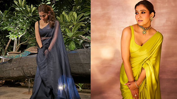Nayanthara s Plain Saree Guide To Make A Simplistic Statement Save Her Ethnic Looks And Take Fashion Notes Nayanthara s Plain Saree Guide To Make A Simplistic Statement Save Her Ethnic Looks And Take Fashion Notes