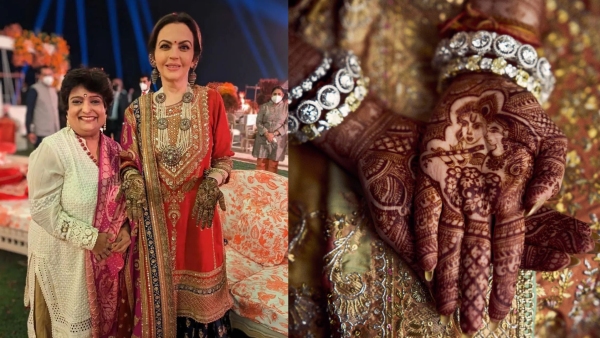 Nita Ambani s Beautiful Mehendi For Her Son s Wedding Doesn t Only Feature Her Husband s Name But Nita Ambani s Beautiful Mehendi For Her Son s Wedding Doesn t Only Feature Her Husband s Name But
