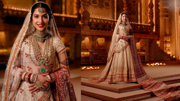 Radhika Merchant s Bridal Look Pics Out Ambani Bahu Looks Like A Dream In Traditional Gujarati Lehenga