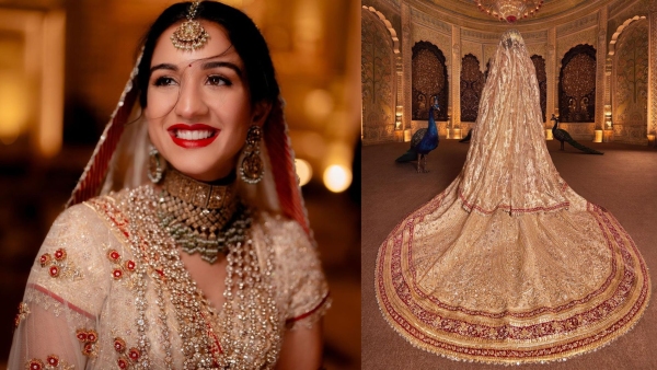 Radhika Merchant s Bridal Look Pics Out Ambani Bahu Looks Like A Dream In Traditional Gujarati Lehenga