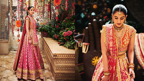 Radhika Merchant s Stuns In Manish Malhotra Lehenga and Mother s Jewellery At Mameru Ceremony Pics