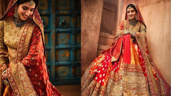 Radhika Merchant Dons Real Gold Karchobi Lehenga For Vidai Celebrates Her Gujarati Roots