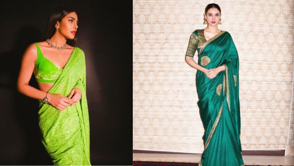 Sawan 2024 Velvet To Silk Your Green Saree Style Tips Inspired By B-Town Beauties