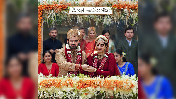 Anant-Radhika Wedding AI Reimagines The Extravagant Ceremony As A Middle-Class One Pics Look Epic