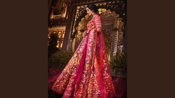 Radhika Merchant s Hand-Painted Lehenga Defines Her Union With Hubby Anant Ambani Take Style Cues