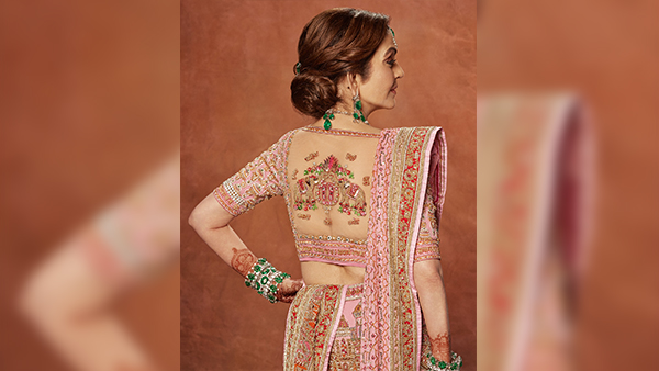 Nita Ambani s Ghagra Blouse Features Grandchildren s Names Inspires To Flaunt Personalized Fashion