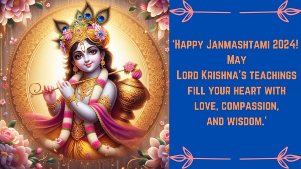 Happy Krishna Janmashtami 2024 Wishes Messages Images Posters Twitter Status And Instagram Captions