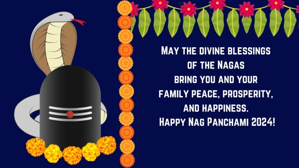 Happy Nag Panchami 2024 Wishes Greetings Messages Images Posters Twitter Status And Instagram Captions