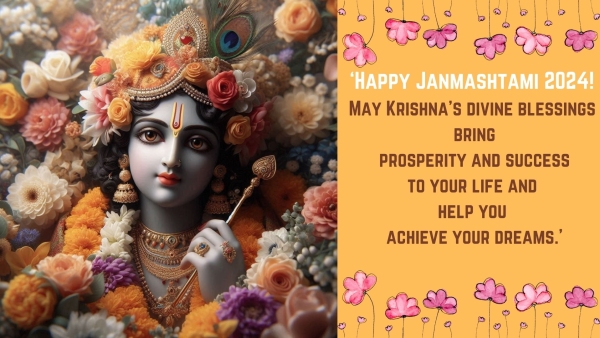 Happy Krishna Janmashtami 2024 Wishes Messages Images Posters Twitter Status And Instagram Captions