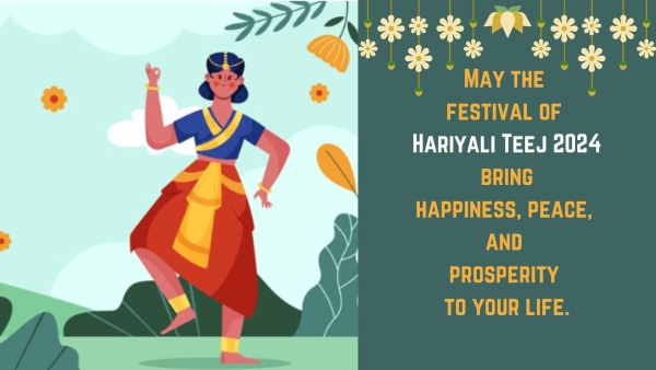 Happy Hariyali Teej 2024 Wishes Greetings Images Posters Messages Twitter Status And Instagram Captions