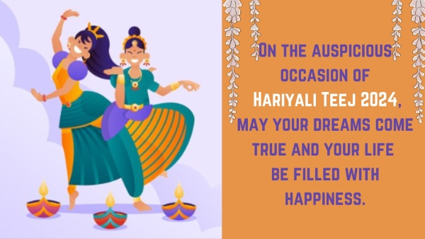 Happy Hariyali Teej 2024 Wishes Greetings Images Posters Messages Twitter Status And Instagram Captions