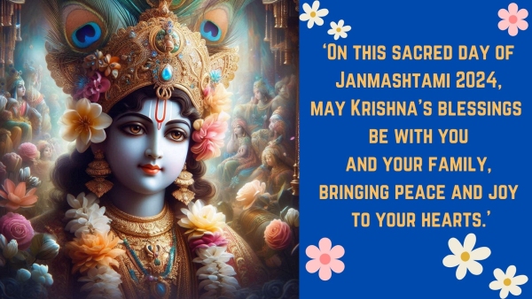 Happy Krishna Janmashtami 2024 Wishes Messages Images Posters Twitter Status And Instagram Captions