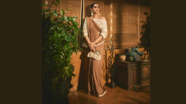 Sonam Kapoor Blends Tradition With Modernity In Rs 46 000 Crochet Blouse Promotes Handmade Fashion