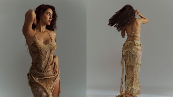 Disha Patani Wows In Daring Sand-Dune Dress Hints At Embracing Sustainable Fashion