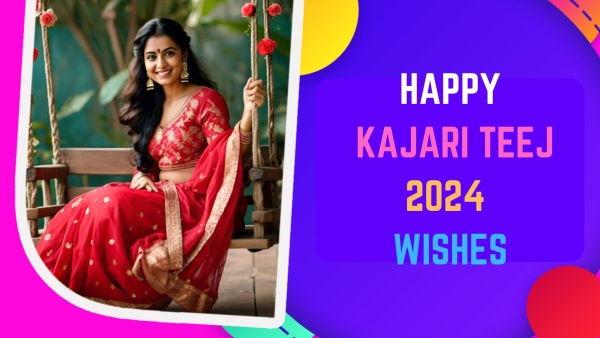 Happy Kajari Teej 2024 Wishes Greetings Messages Images Posters Twitter Status And Instagram Captions