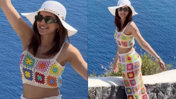 Kriti Sanon Picks Crochet Co-Ord For Greek Getaway Gives Lesson in Perfecting Vacay Fashion Video