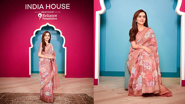 Nita Ambani s Shanti Banaras Sari Steals Show At Paris Olympics 2024 Bookmark Her Graceful Style