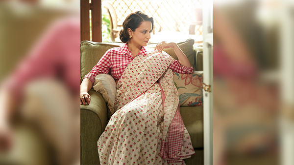 Kangana Ranaut s Retro Style For Emergency Is The Perfect Blend of Floral And Checkered Patterns Take A Note