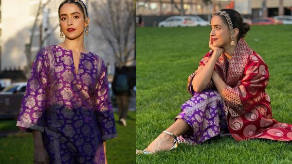 Sanya Malhotra Flaunts Her Mother s Creation At The Indian Film Festival Of Melbourne Get Influenced