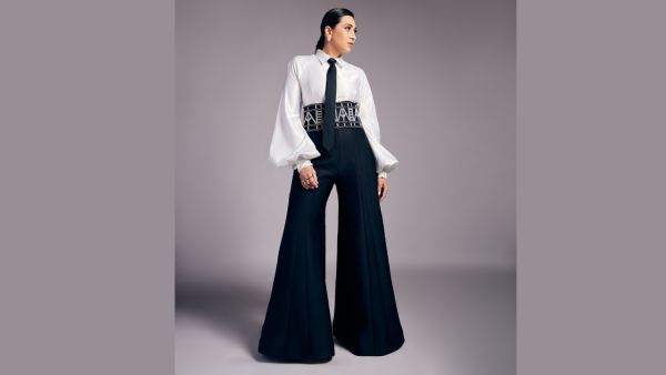 Tailored Jumpsuit To Cropped Pantsuit Bollywood s Guide To Mastering Black And White Monochrome Fashion Tailored Jumpsuit To Cropped Pantsuit Bollywood s Guide To Mastering Black And White Monochrome Fashion