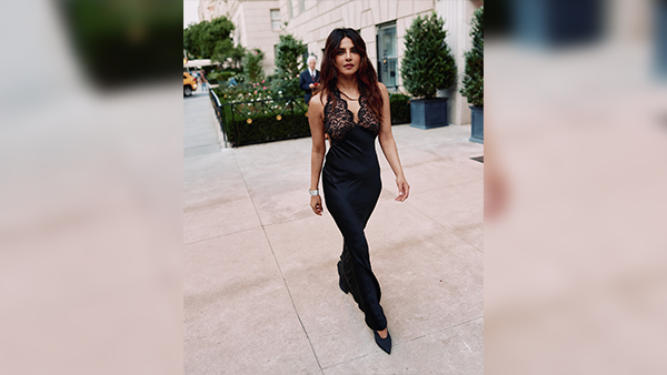 Priyanka Chopra s Sultry Black Gown Steals The Show At Kering Foundation Event Note It To Ace Cocktail Look