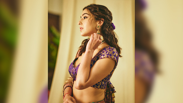 Sara Ali Khan Masters Sustainability Donning Brocade Lehenga Made With 50 Vintage Sarees Take Inspiration