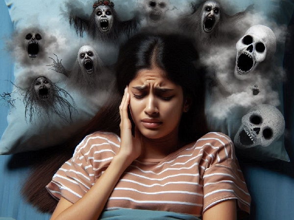 Girl Having Nightmares