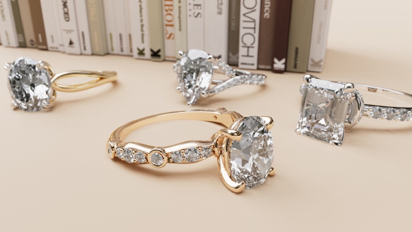 Moissanite Rings