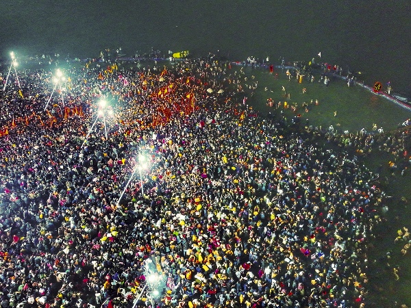 Akharas Take Amrit Snan At Maha Kumbh