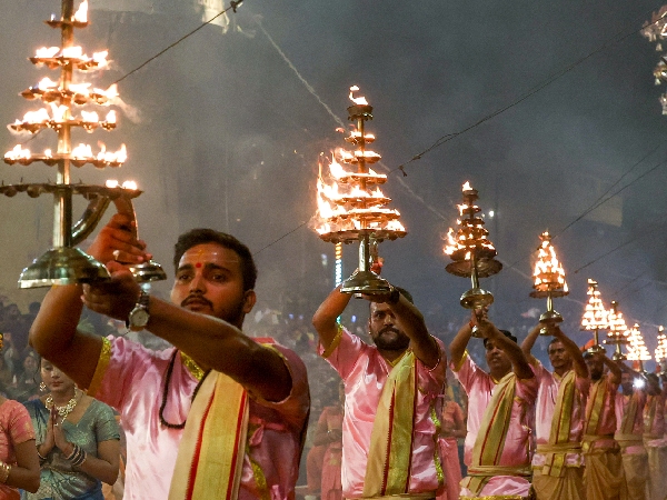 The Ganga Aarti In Maha Kumbh 2025 The Ganga Aarti In Maha Kumbh 2025