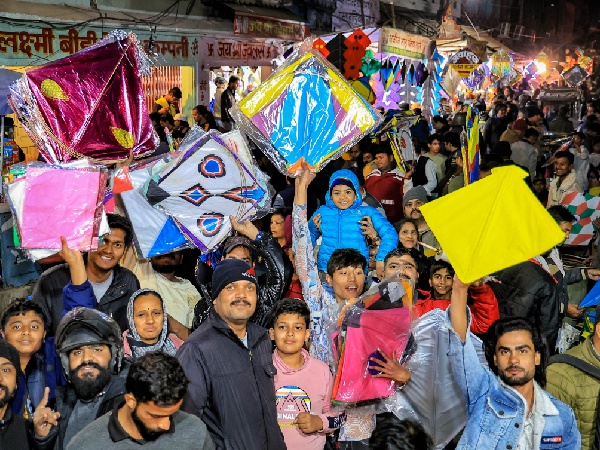 Kite Flying In Makar Sankranti 2025