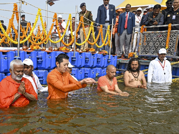 Bhutan King Visits Maha Kumbh Mela 2025