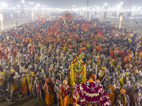 As Naga Sadhus Bid Goodbye To Maha Kumbh