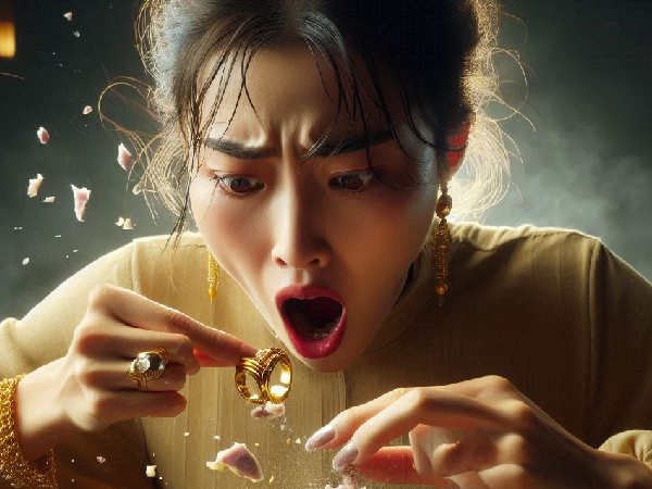 When A Woman Chewed An Engagement Ring