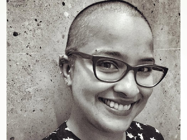 Actress Shanti Priya Flaunts A Bald Look
