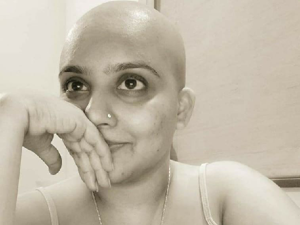 Actress Shanti Priya Flaunts A Bald Look