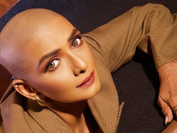 Actress Shanti Priya Flaunts A Bald Look