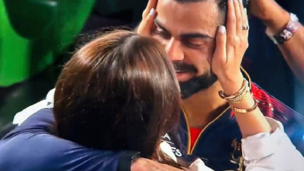 Virushka Teary-Eyed Hug At IPL Virushka Teary-Eyed Hug At IPL