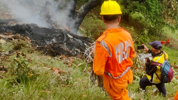 Helicopter Crashes Near Kedarnath Shrine