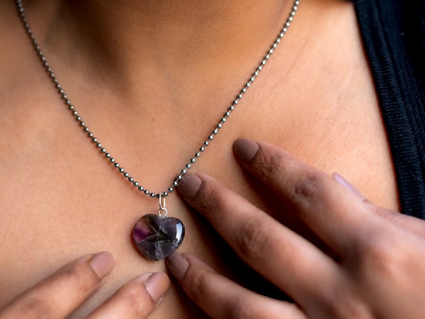 Benefits Of Amethyst Heart Pendant