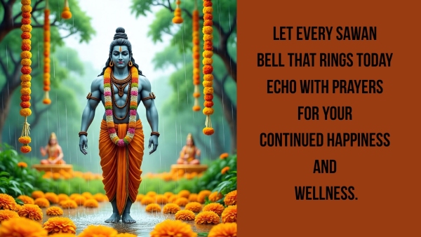 First Sawan Somwar 2025 Wishes For Friends Spouse Families Loved Ones And Self