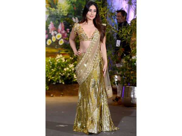 7 Golden Saree Looks Of Bollywood