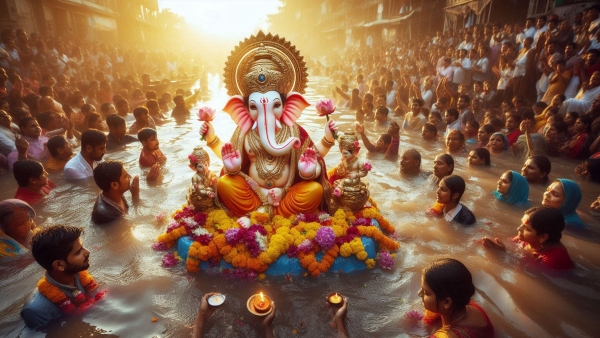 Ganesh Visarjan 2025 Date Muhurat Why Drowning Of Lord Ganesha Idol Isn t About Loss But Return