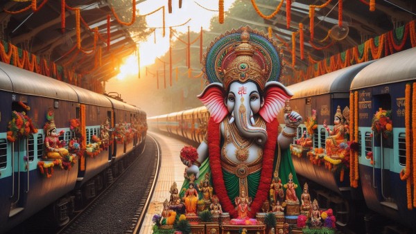 Ganesh Chaturthi 2025 Indian Railways To Handle Rush With 392 Extra Services From 21 August