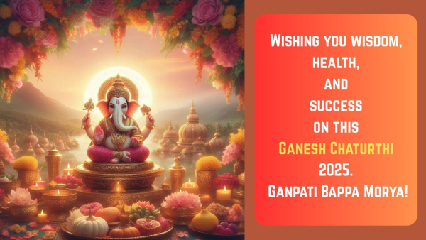 Happy Ganesh Chaturthi 2025 Wishes Images Greetings Quotes Texts Messages WhatsApp X Insta Posts