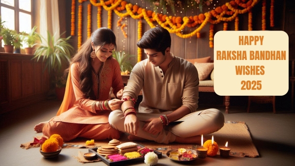 Happy Raksha Bandhan 2025 Wishes 50 Greetings Messages Images Quotes Insta X WhatsApp Status