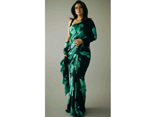Kajol s Best Floral Saree Looks