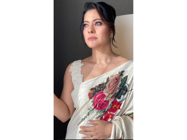 Kajol s Best Floral Saree Looks